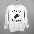 That's My Girl Cheerleading T-Shirts, Hoodie, Sweatshirt | RetroVerseTees.com (Image 1)