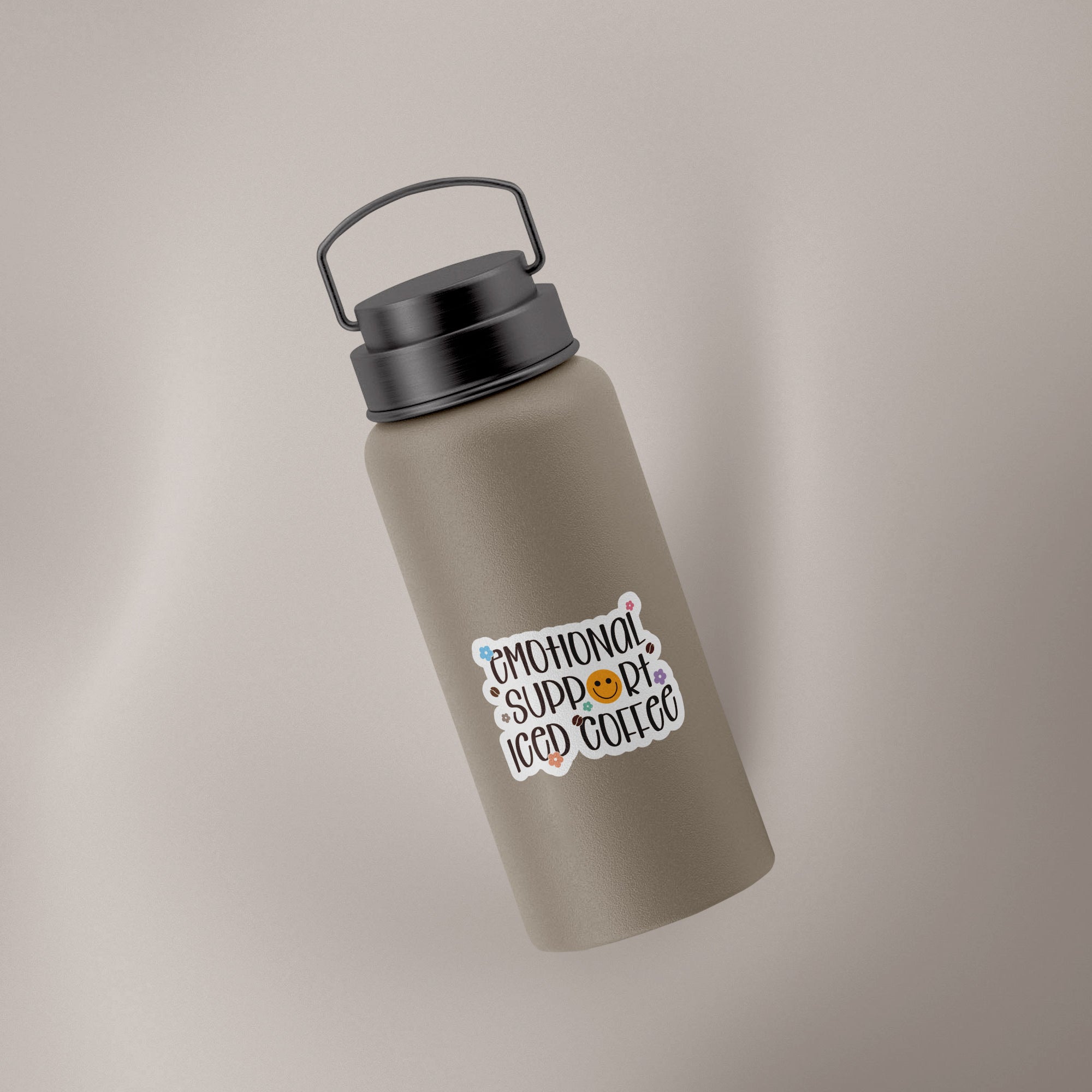 Emotional Support Iced Coffee Decal T-Shirts, Hoodie, Sweatshirt | RetroVerseTees.com (Image 2)