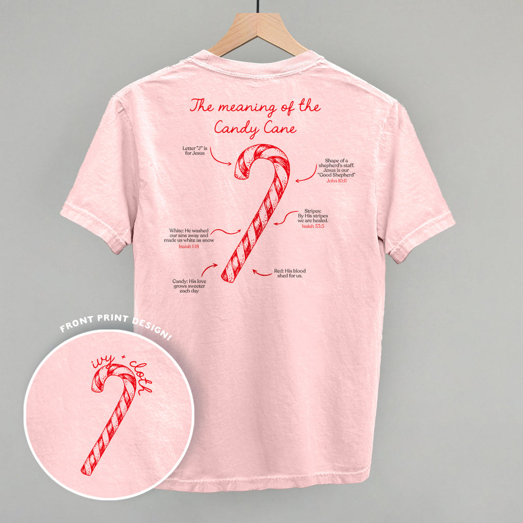 The Meaning Of The Candy Cane (Back Print) T-Shirts, Hoodie, Sweatshirt | RetroVerseTees.com (Image 2)