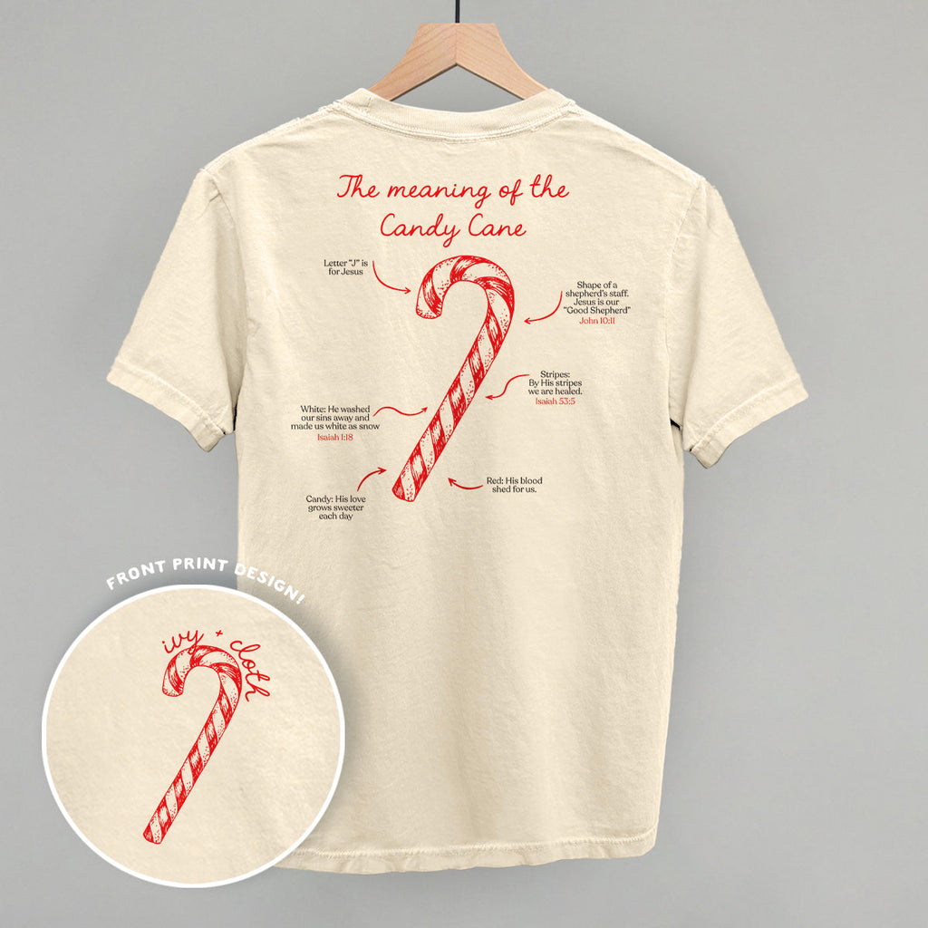 The Meaning Of The Candy Cane (Back Print) T-Shirts, Hoodie, Sweatshirt | RetroVerseTees.com (Image 4)