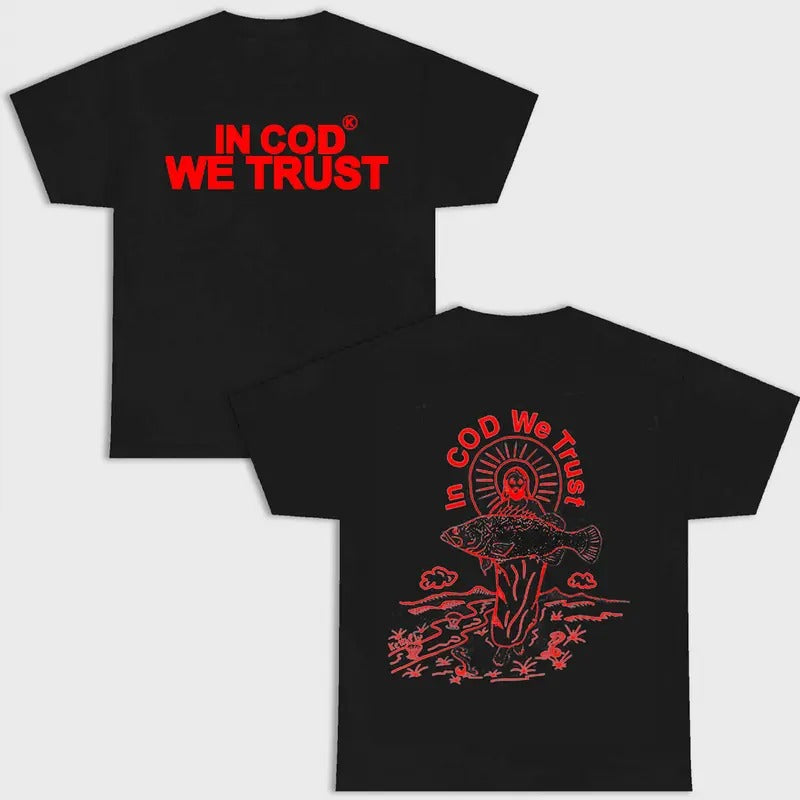 IN COD WE TRUST DOUBLE SIDES BLACK VERSION MENWEAR GANG SHIRT Hoodie, Sweatshirt | RetroVerseTees.com