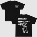 IN GLOCK WE TRUST DOUBLE SIDE SHIRT WITH PERFECTION Menswear Top New Design Hoodie, Sweatshirt | RetroVerseTees.com