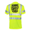 Watched TNF Safety Videos Reflective Safety T-Shirt - Hi-Vis Yellow Short Sleeve Crew Neck with ANSI/ISEA 107 Class 2...