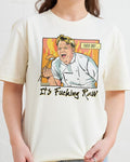 IT'S RAW! T-SHIRT, Men Summer Fashion Cotton, Cotton Menswear, S to 3XL Soft Top Hoodie, Sweatshirt | RetroVerseTees.com