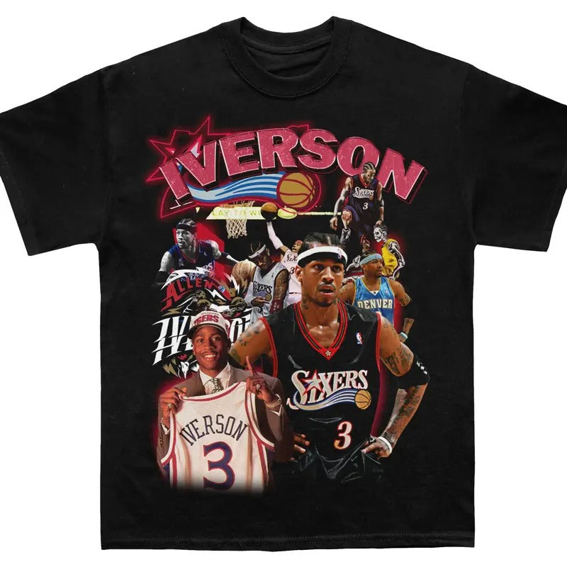 IVERSON ICON T-SHIRT - STREETWEAR Hoodie, Sweatshirt | RetroVerseTees.com