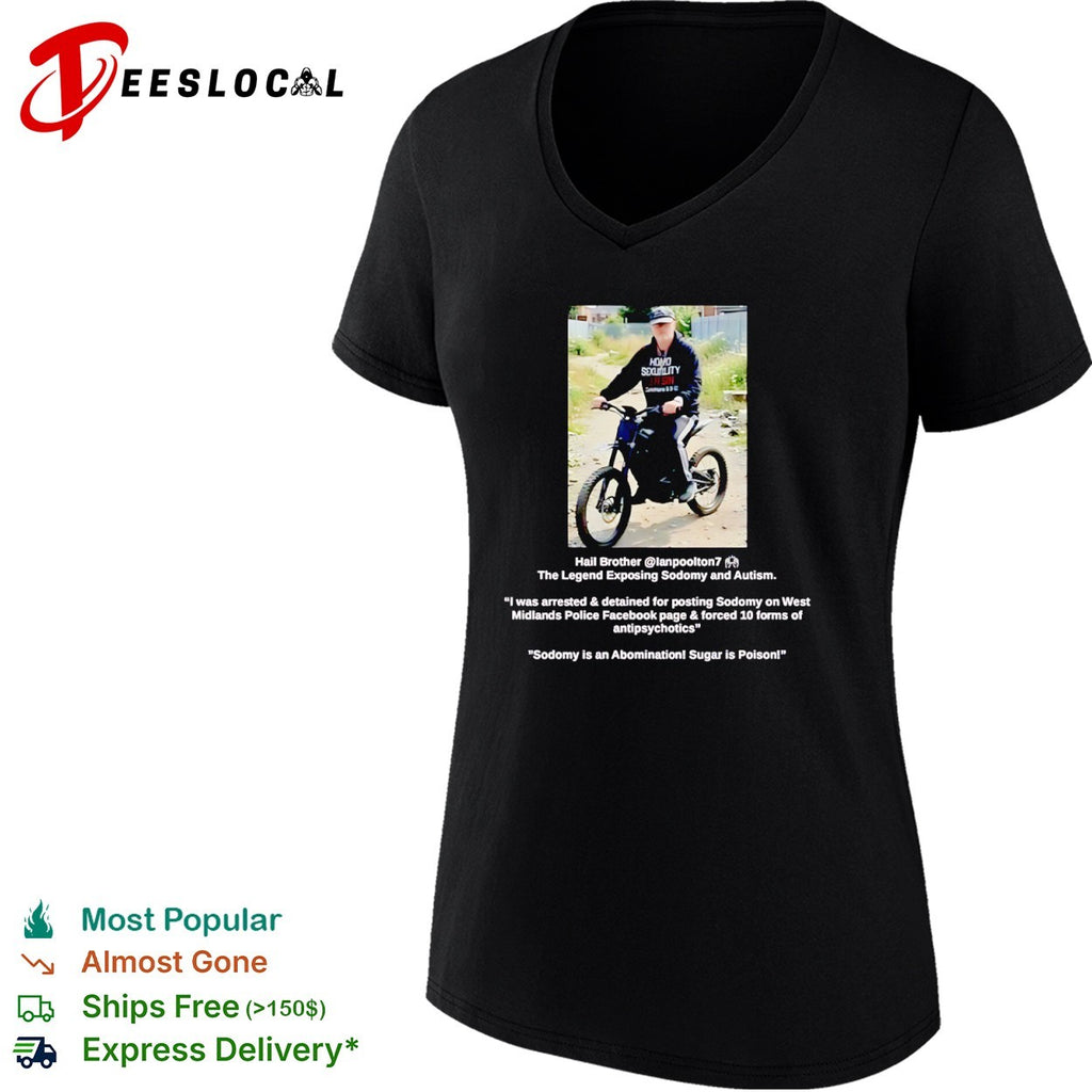 Ian Poolton The Legend Exposing Sodomy and Autism shirt