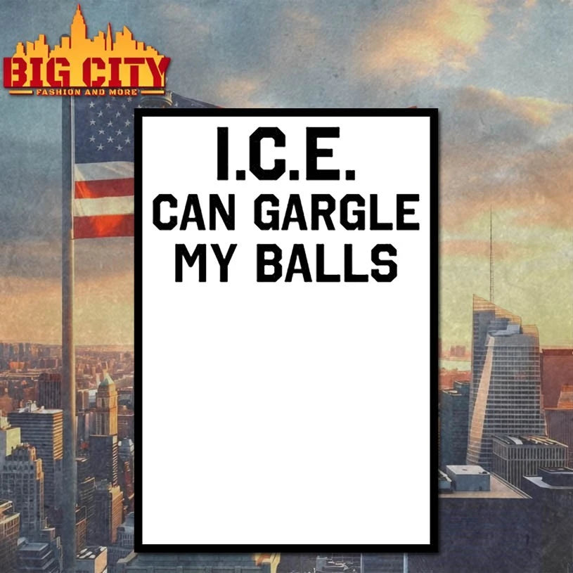 Ice Can Gargle My Balls text shirt
