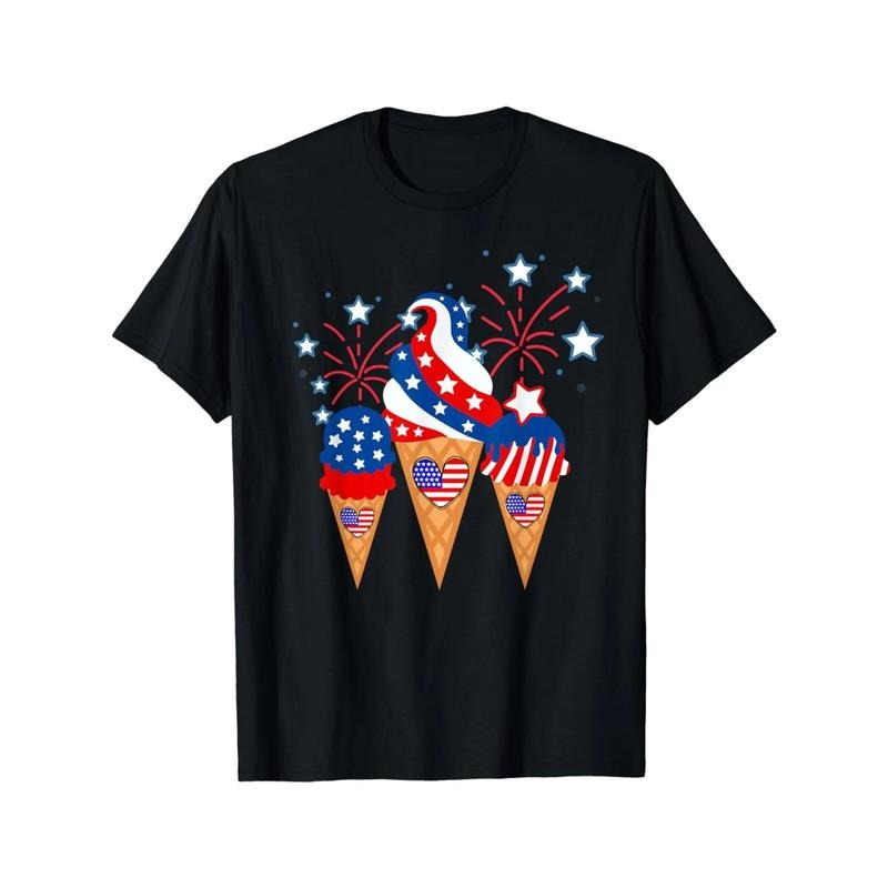 Ice Cream Straw hat pirates 4th FOG July Holiday Patriotic Memorial Day T-Shirt style 02 Hoodie, Sweatshirt