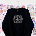 Ice on my Teeth Embroidered Crewneck Sweatshirt T-Shirts, Hoodie | RetroVerseTees.com