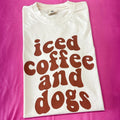 Iced Coffee & Dogs Comfort Colors T-Shirt 'NLB' Hoodie, Sweatshirt | RetroVerseTees.com