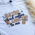 Iced Coffee Addicted To Me Graphic Top T-Shirts, Hoodie, Sweatshirt | RetroVerseTees.com