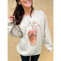 Iced Coffee Girly Graphic Top T-Shirts, Hoodie, Sweatshirt | RetroVerseTees.com