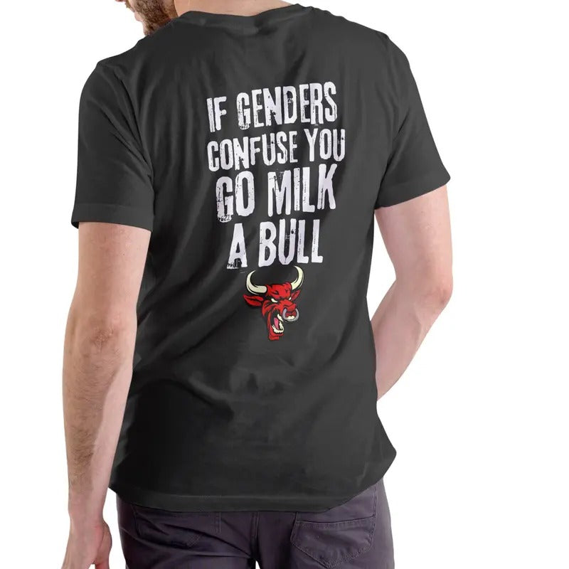 If Genders Confuse you T Shirt Unisex Cotton Menswear Soft Hoodie, Sweatshirt | RetroVerseTees.com