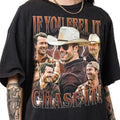 If You Feel It Chase It Glen Powell Shirt Tyler Owens Twisters Shirt Vintage 2024 Movie T-shirt Merch Men Women y2k...