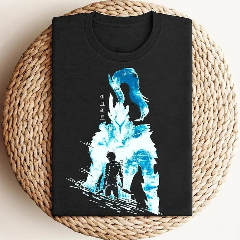 Igris The Bloodred Shirt, Solo Leveling Shirt, Anime Shirt Unisex, Anime Gifts, Gift For Him, Her Hoodie, Sweatshirt