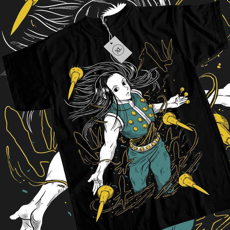 Illumi Zoldyck T-Shirt S-4XL chef hunter x hunter zoldyck family Anime Shirt Tshirt S-4XL Hoodie, Sweatshirt