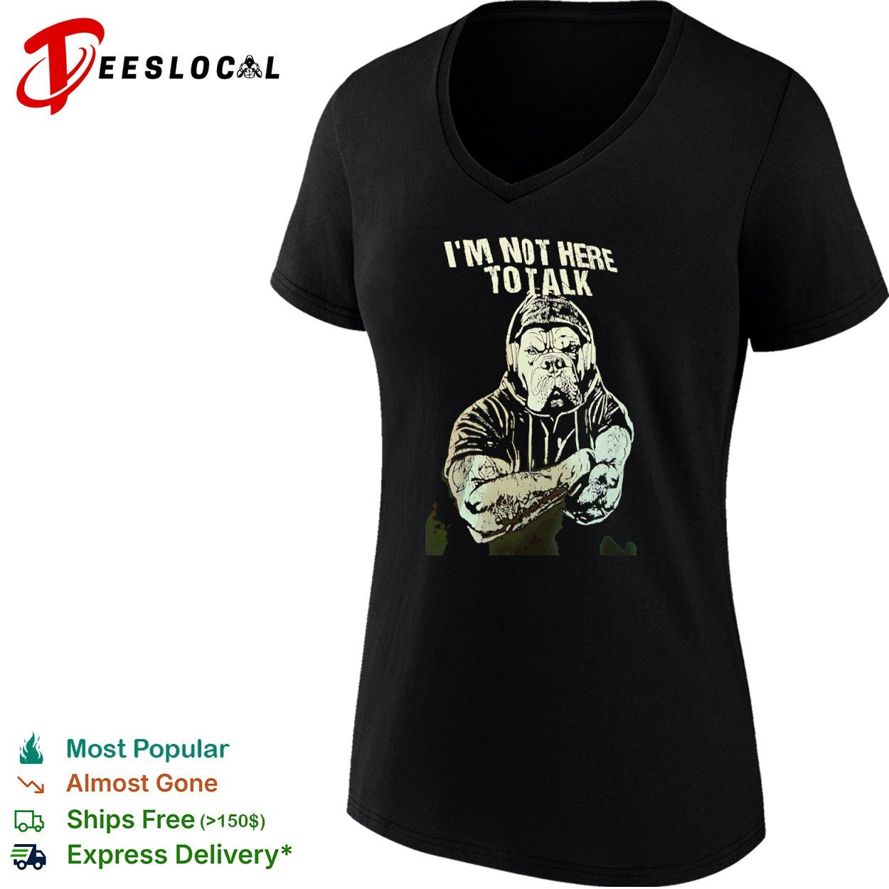 I’m not here to talk bulldog shirt