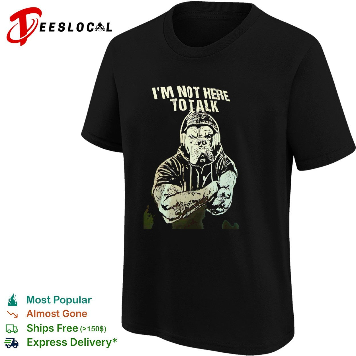I’m not here to talk bulldog shirt