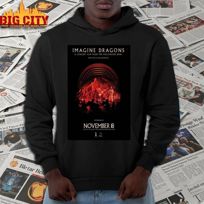 Imagine Dragons Hollywood Bowl Los Angeles Poster shirt