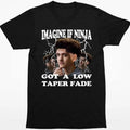 Imagine If Ninja Got A Low Taper Fade Shirt Hoodie, Sweatshirt | RetroVerseTees.com