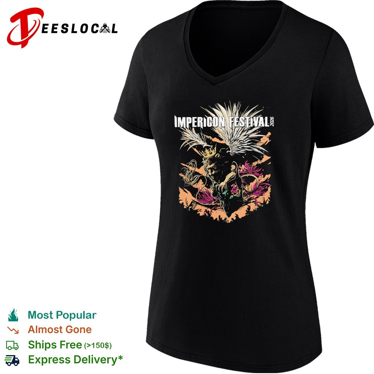 Impericon Festival 2026 Winged Lion Metalcore shirt