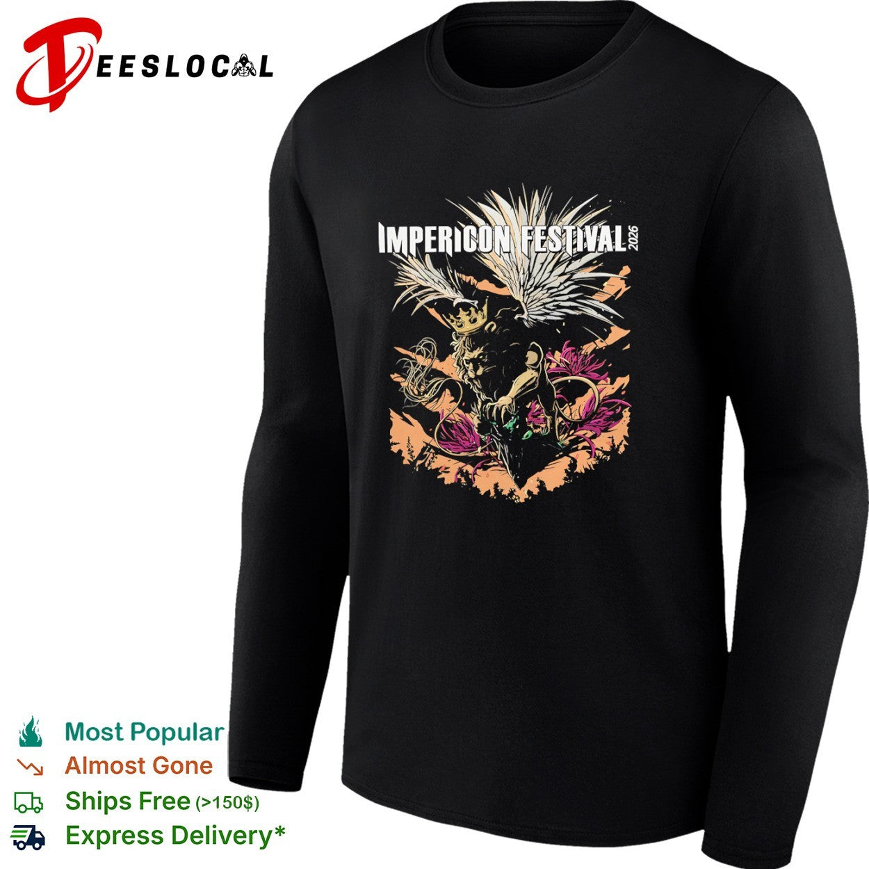 Impericon Festival 2026 Winged Lion Metalcore shirt