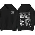 In GLock We Trust Hoodie - White Design Graphic Hoodie - Streetwear for Men's & Women's Fit Long Sleeve Hoodie T-Shirts,...