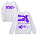 In Glock We Trust Sweatshirt - Classic Fit Menswear Sweatshirt for Casual Party Wear, Double-Sided Printed ,Full Color,...