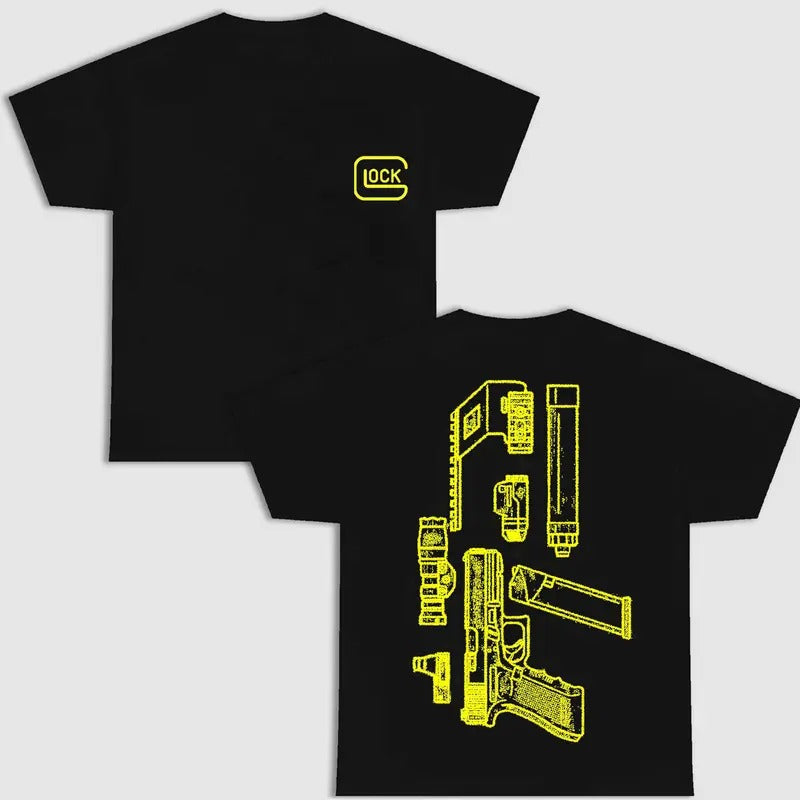 In Glock We Trust T-Shirt, Black Version, S to 4XL, Menswear Hoodie, Sweatshirt | RetroVerseTees.com