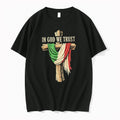 In God We Trust Italian Cross Tshirts Sweater