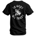 In Guns We Trust Men's T-Shirt - Unisex Ultra Cotton Tee - Made in USA - Apparel Hoodie, Sweatshirt | RetroVerseTees.com