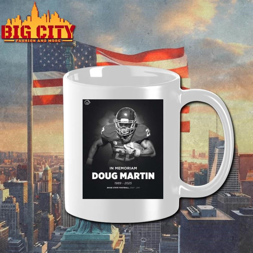 In Memoriam Doug Martin 1989 2024 Boise State Shirt