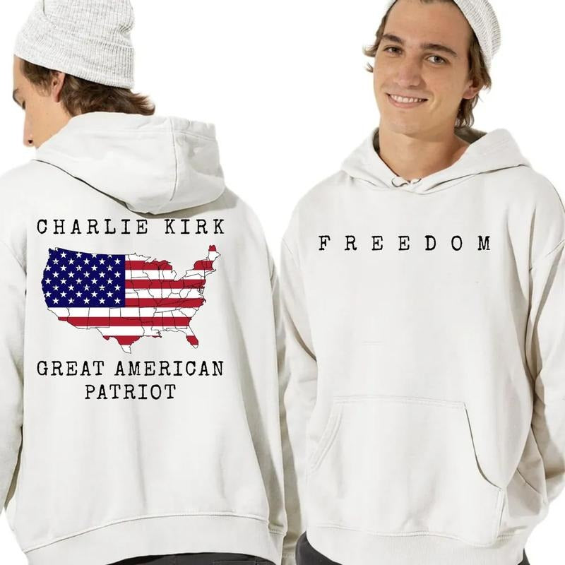 In Memory Of Charliie Two Sides Tshirt Sweatshirt Hoodie, Freedom Of Speech Shirt, We Are All Charliie, Political...