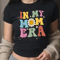 In Mom Era Groovy Retro Cool My Club Moms Women Y2K Baby Tee, Mothers Day Baby Tee, Trendy Aesthetic Top Gift For Her...