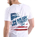 In Musk We Trust '24 Tshirt Menswear Casual Cotton team us Soft T-Shirt, Crewneck trump vance t shirt Hoodie, Sweatshirt