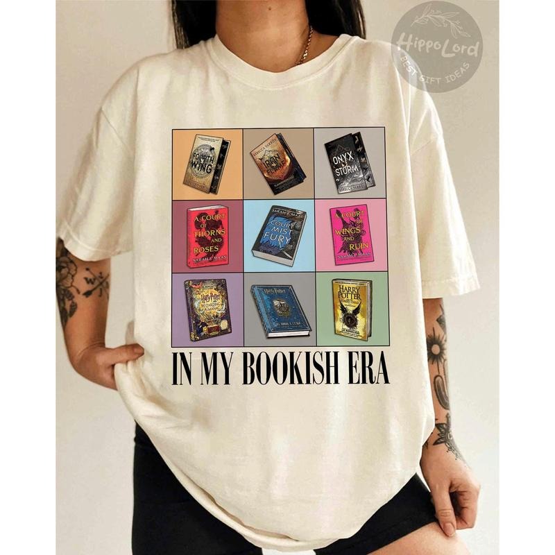 In My Bookish Era Shirt, Favorite Books Shirt, Book Tour Shirt, Book Lover Shirt, Christmas Gift For Book Lover Hoodie,...