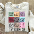 In My Bookish Era Sweatshirt,Retro Reader Sweater Book Lover Gift, Reading Teacher Sweat, Librarian Sweater, Book Nerd...