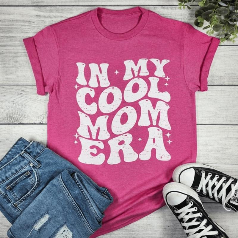 In My Cool Mom Era Graphic Tee Hoodie, Sweatshirt | RetroVerseTees.com
