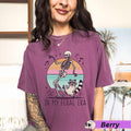 In My Feral Era Racoon and skeleton T Shirt Hoodie Sweater, In My Feral Era T-Shirt, Racoon and Skeleton Dancing Tshirt,...