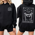 In My Feral Era Trash Racoon Tarot Card 2 Sides Unisex Hoodie - Sweatshirt - Tee | RetroVerseTees.com