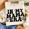 In My Mama Era Shirt Shirt, Trendy Shirt, Trendy Mama Shirt, Wavy Text Shirt, Shirt Files For Cricut Hoodie, Sweatshirt