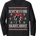 In My Mind Silent Night Ugly Christmas Xmas Family Sweater Long Sleeve T-Shirt Hoodie, Sweatshirt | RetroVerseTees.com