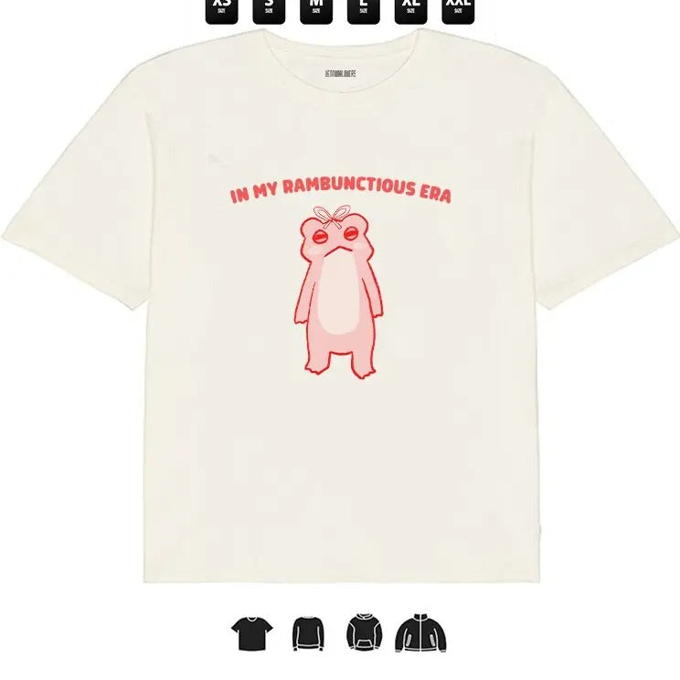In My Rambunctious Era Funny Frogl Unisex T-Shirt, Gifts Hoodie, Sweatshirt | RetroVerseTees.com