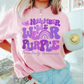 In November We Wear Purple T-shirt, Prematurity Awareness Shirt, Preemie Mom Shirt, Prematurity Support Tee, Nicu Nurse...