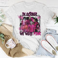 In October We Wear Pink Horror Character Wear Pink Horror T-Shirt Hoodie, Sweatshirt | RetroVerseTees.com