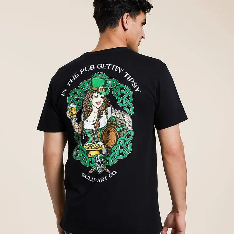 In The Pub T-Shirt Cotton Crewneck Hoodie, Sweatshirt | RetroVerseTees.com
