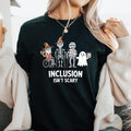 Inclusion Isn't Scary Halloween Shirt, SLP Halloween Shirt, Halloween Sped Teacher T-Shirt, Inclusion Awareness Tshirt,...