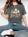 Inclusion Isn't Scary Halloween Shirt, SLP Halloween Shirt, Halloween Sped Teacher Tee, Inclusion Awareness Shirt,...