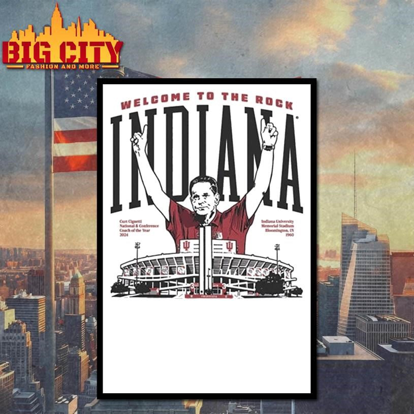 Indiana HoosiersWelcome to the Rock Coach Cignetti Shirt