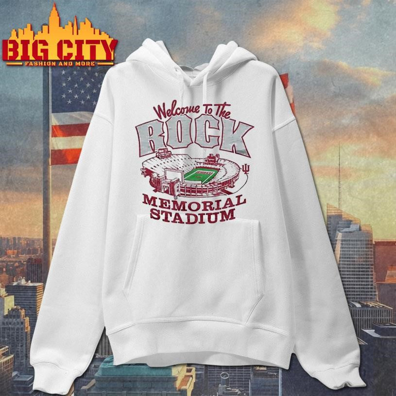 Official Indiana University Memorial Stadium Welcome To The Rock Shirt